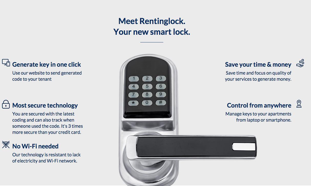 RentingLock – The Smart Door Lock For Airbnb Hosts – ProBnB – AirBnB ...